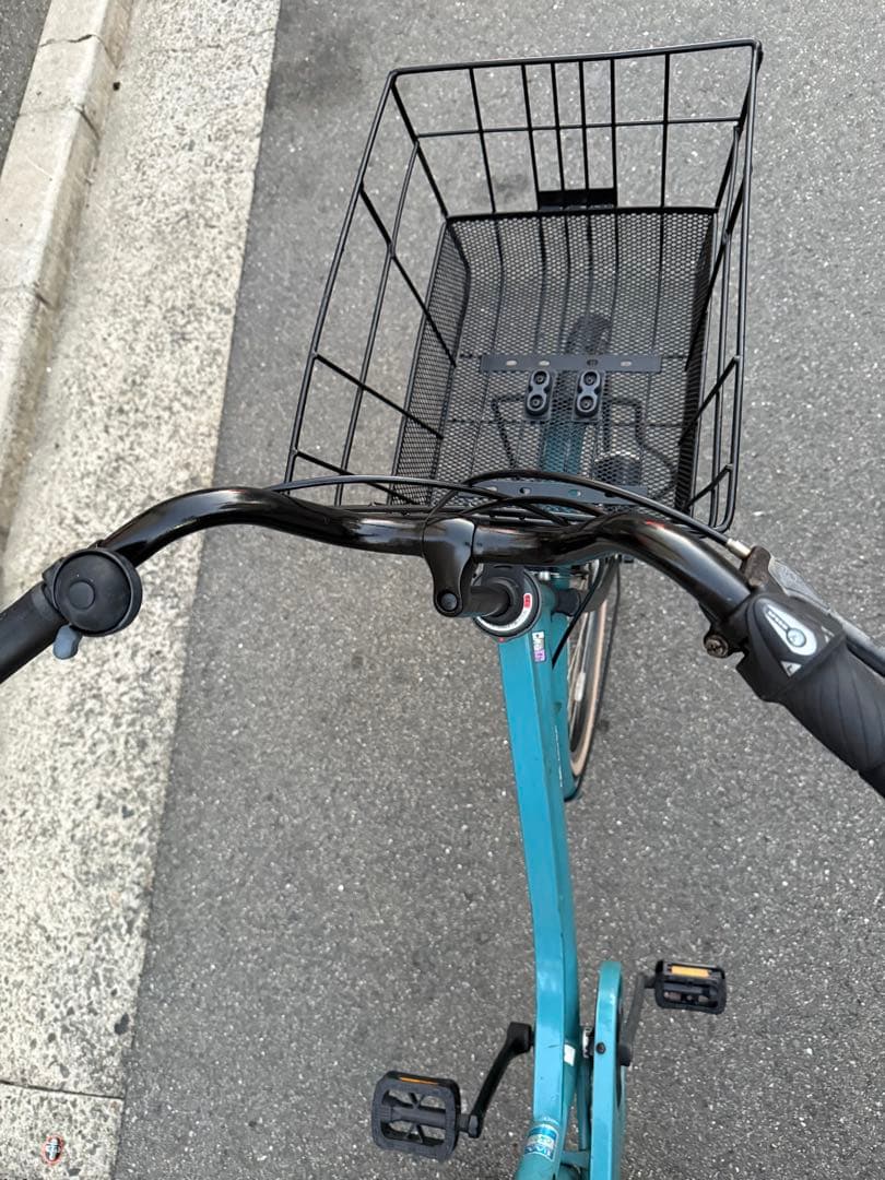 163 自転車 大阪市 【引取り限定】 美品 26インチ 変速付き