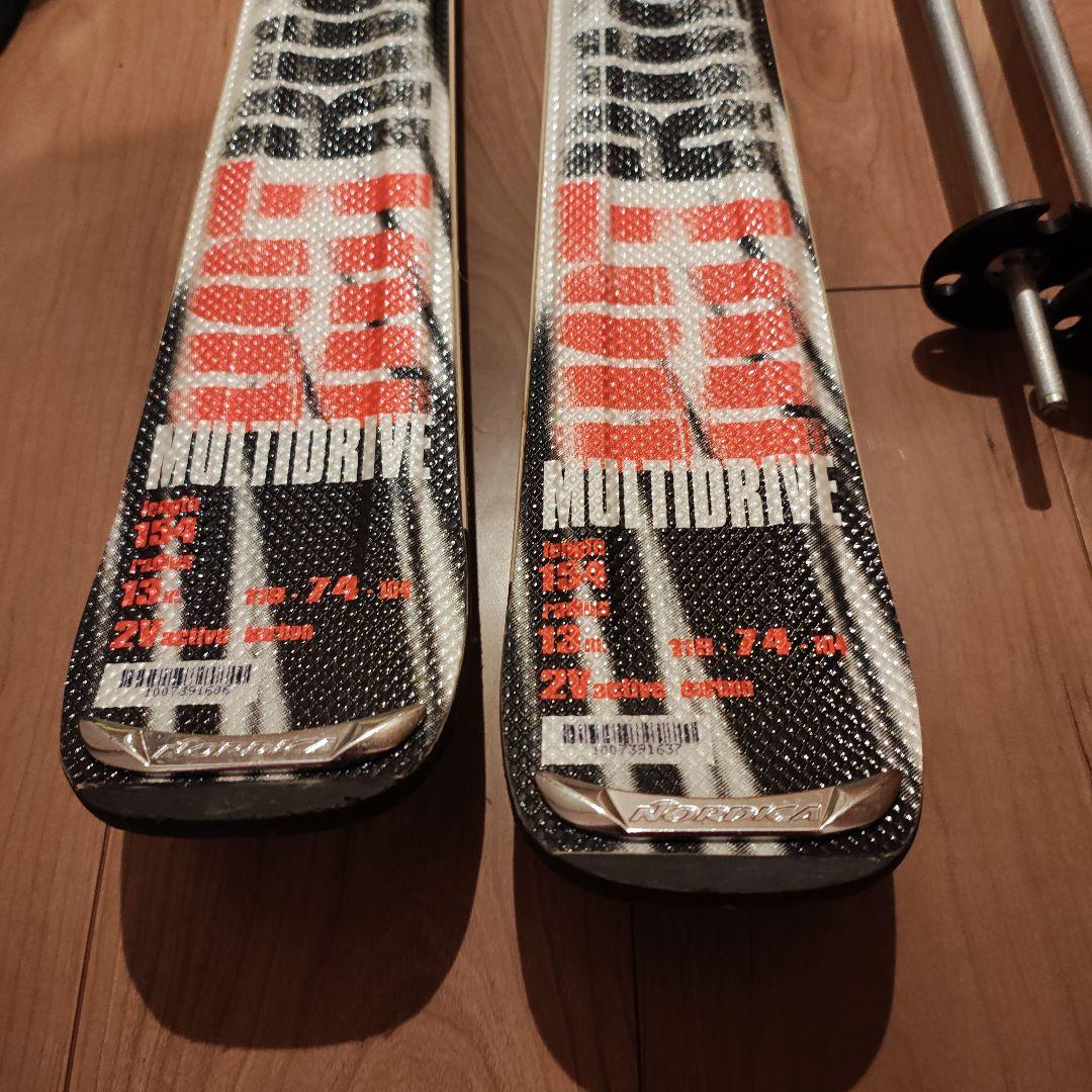 ノルディカ　スキー　154 スキーケース付