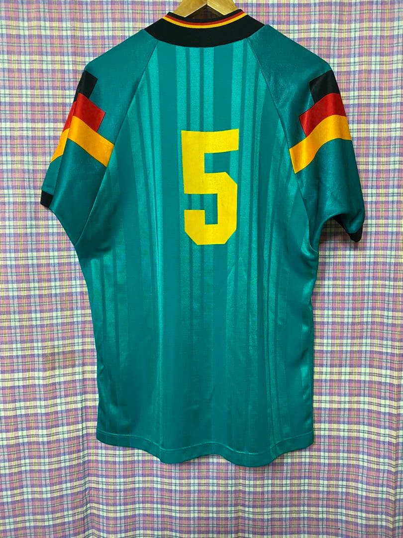 adidas◼️90sビンテージ◼️EQTドイツ連盟ユニホームシャツ◼️サッカー