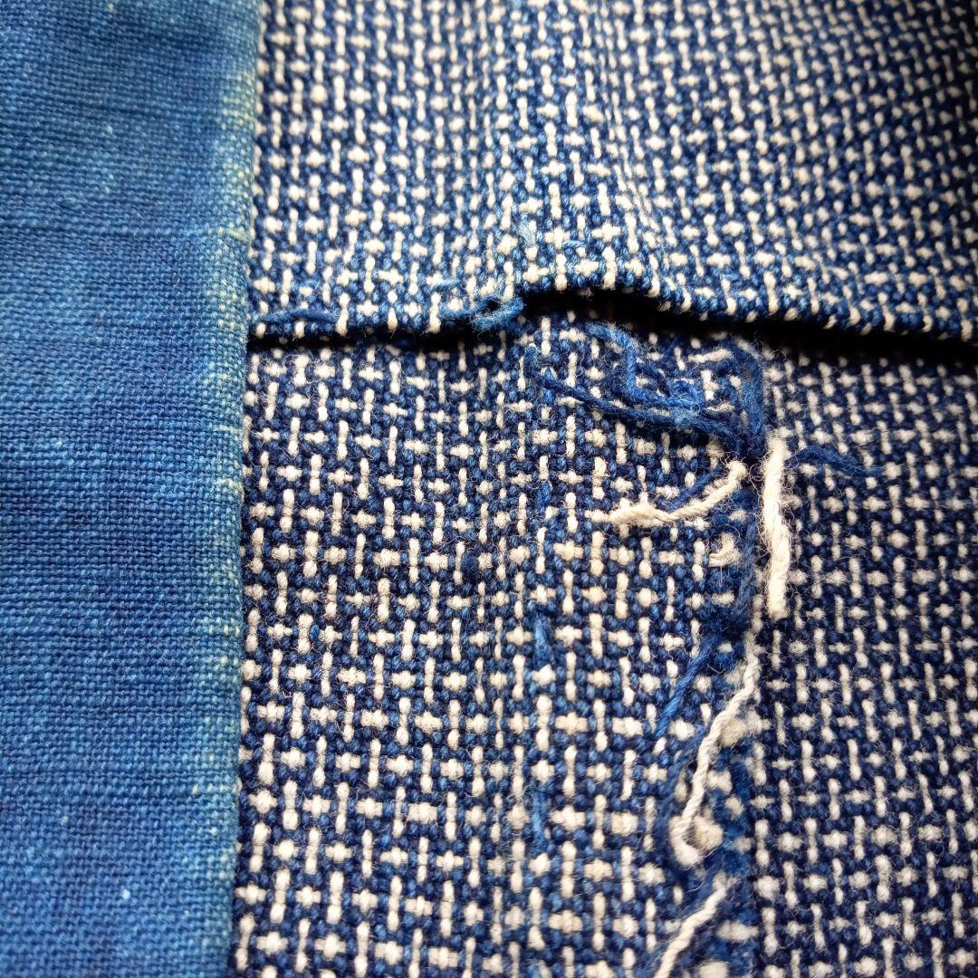 シンプル　野良着　襤褸　羽織　アンティーク