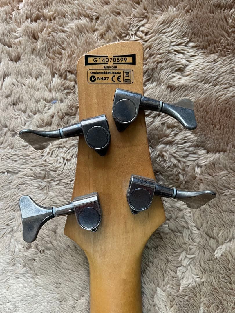 【調整済】IBanez アイバニーズ　エレキベース　マッドブラック