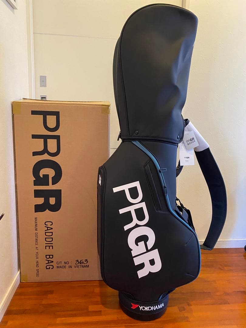 PRGR ブラック キャディバッグ