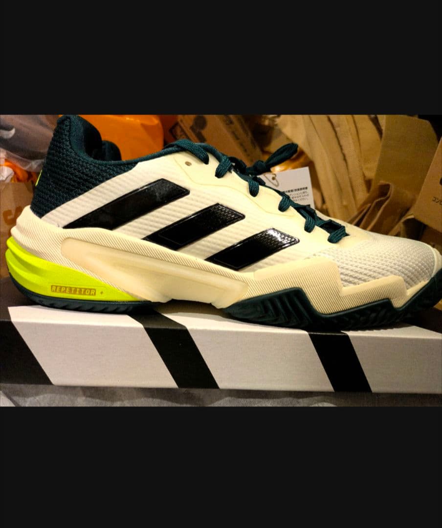 adidas バリケード13 27cm JH5129 テニス オフホワイト【新品