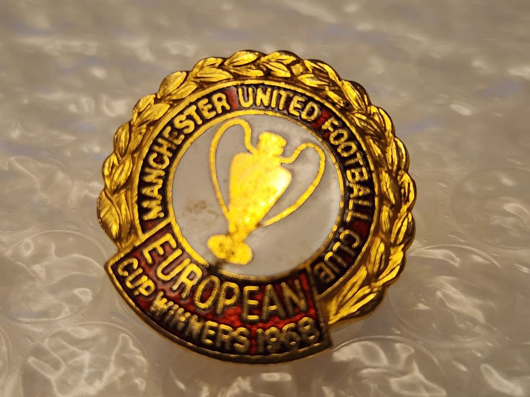 マンチェスター・ユナイテッド 1968 EUROPEAN カップウィナーバッジ