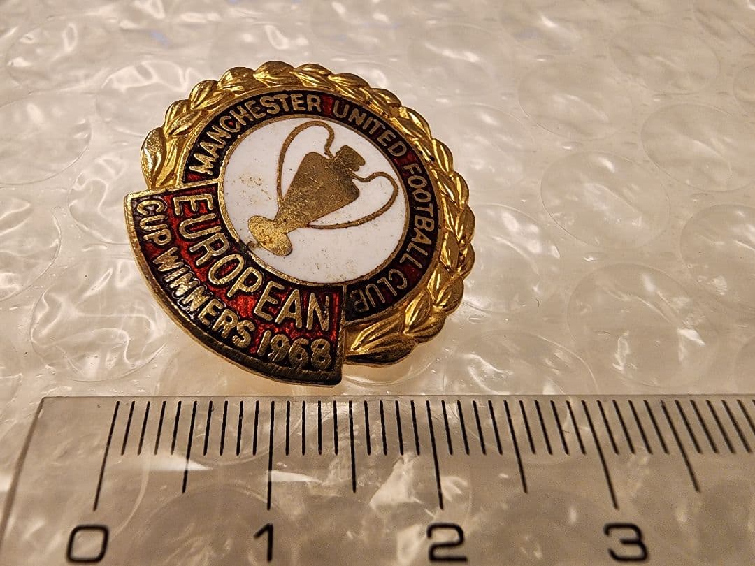 マンチェスター・ユナイテッド 1968 EUROPEAN カップウィナーバッジ