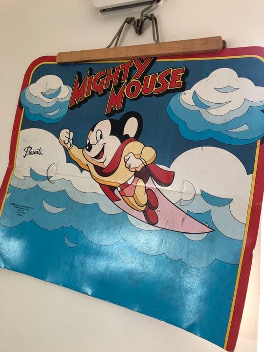 マイティーマウスMIGHYMOUSEヴィンテージ非売品ポスターアメトイガレージに