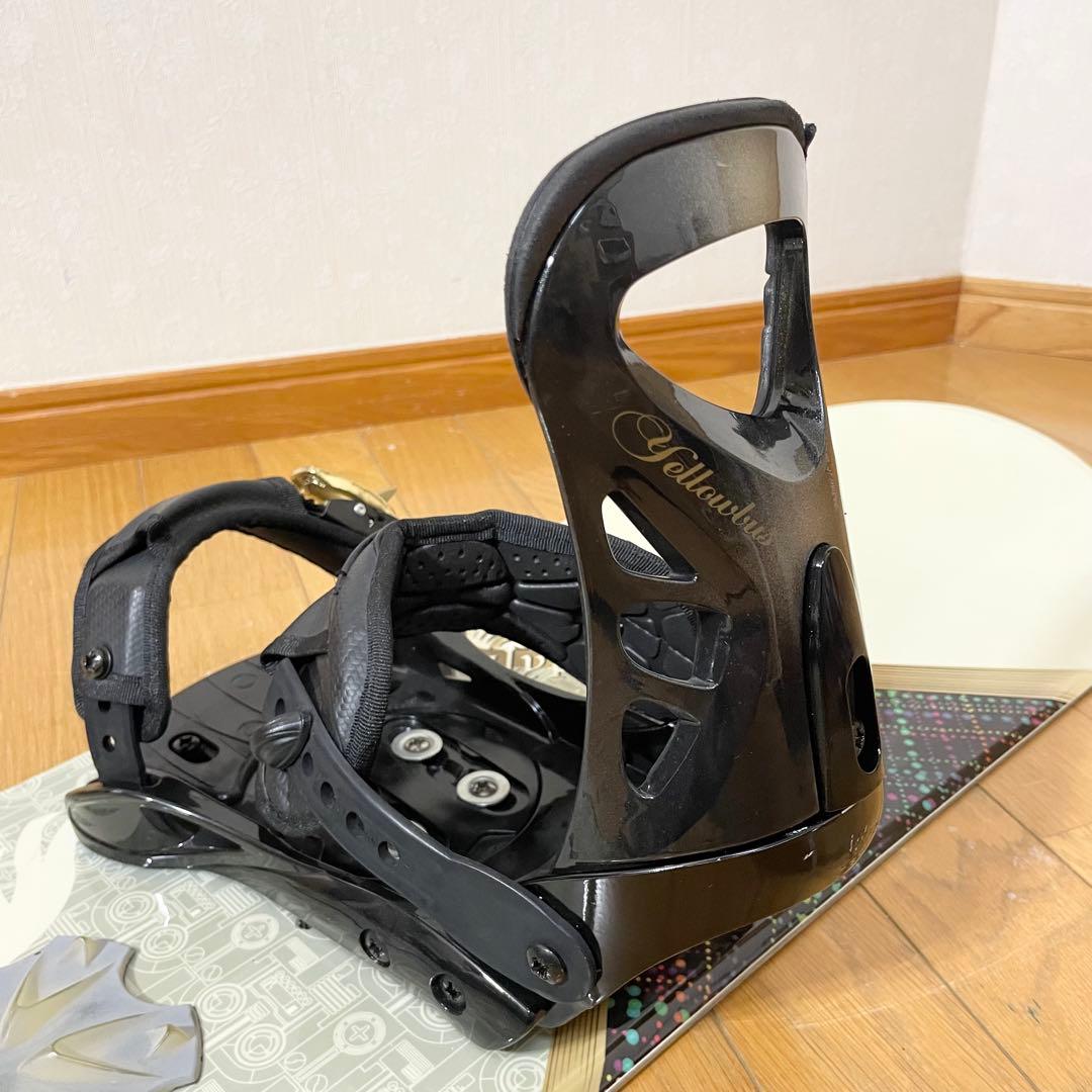 【使用回数２回】イエローバス ビンディング 157cm スノーボード ２点セット
