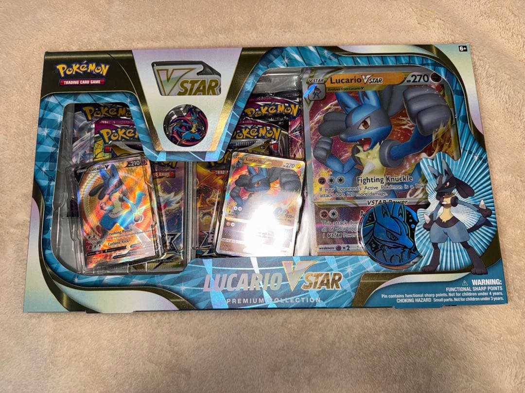 ポケモンカード ルカリオ海外プレミアムコレクション/デッキシールドセット