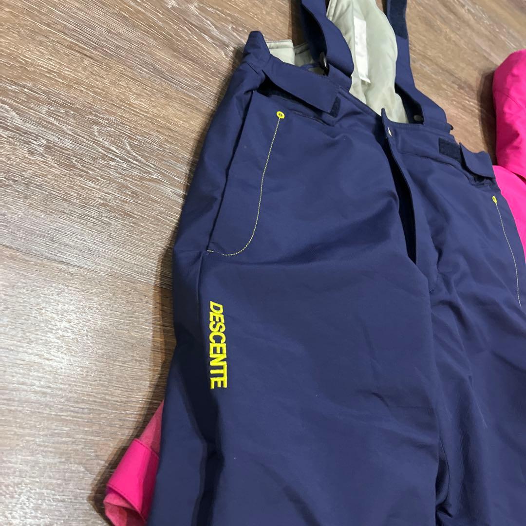デサント　美品　　セットアップ　上下　スキーウェア　160 女の子