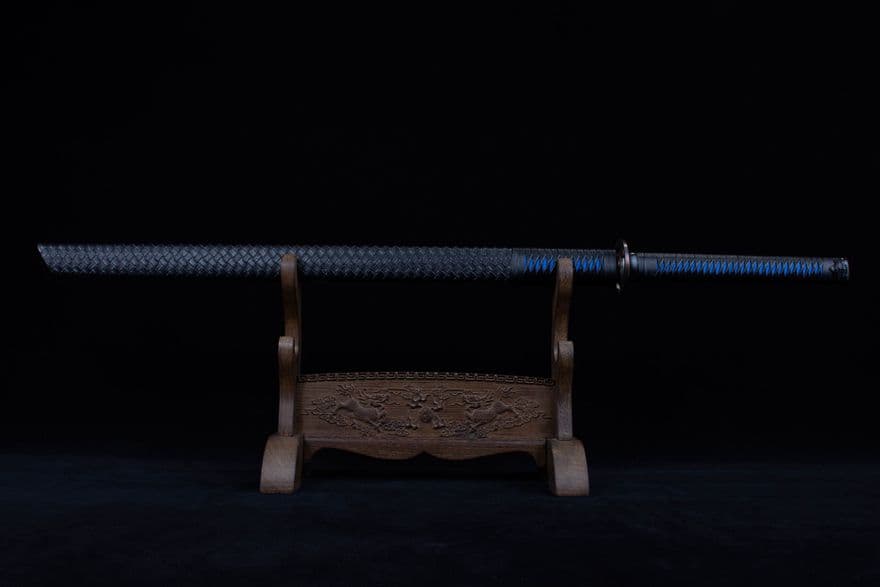 青火刺繍春刀  武具　刀装具　日本刀　模造刀   居合刀