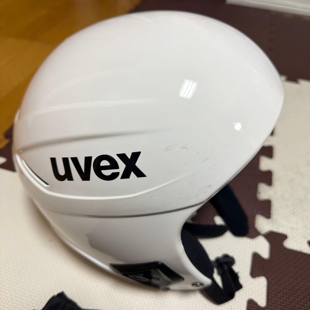 uvex ヘルメット ホワイト 収納袋付き ぽんたす