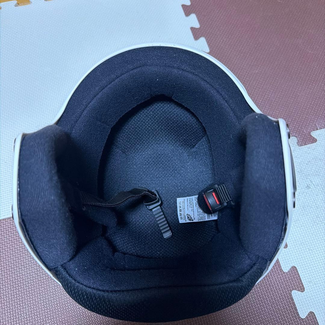 uvex ヘルメット ホワイト 収納袋付き ぽんたす