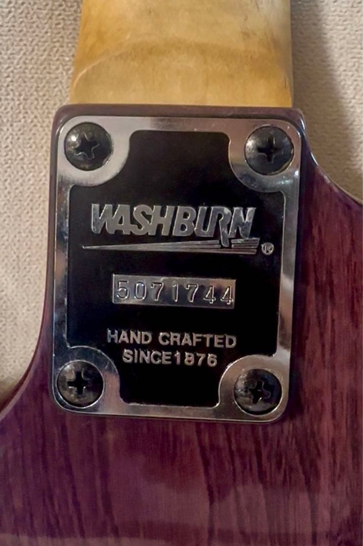 WASHBURN エレキギター パープル 6弦