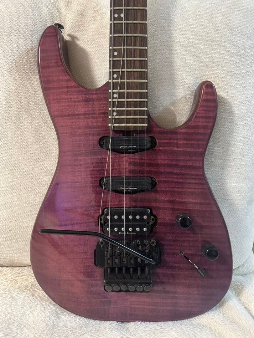 WASHBURN エレキギター パープル 6弦