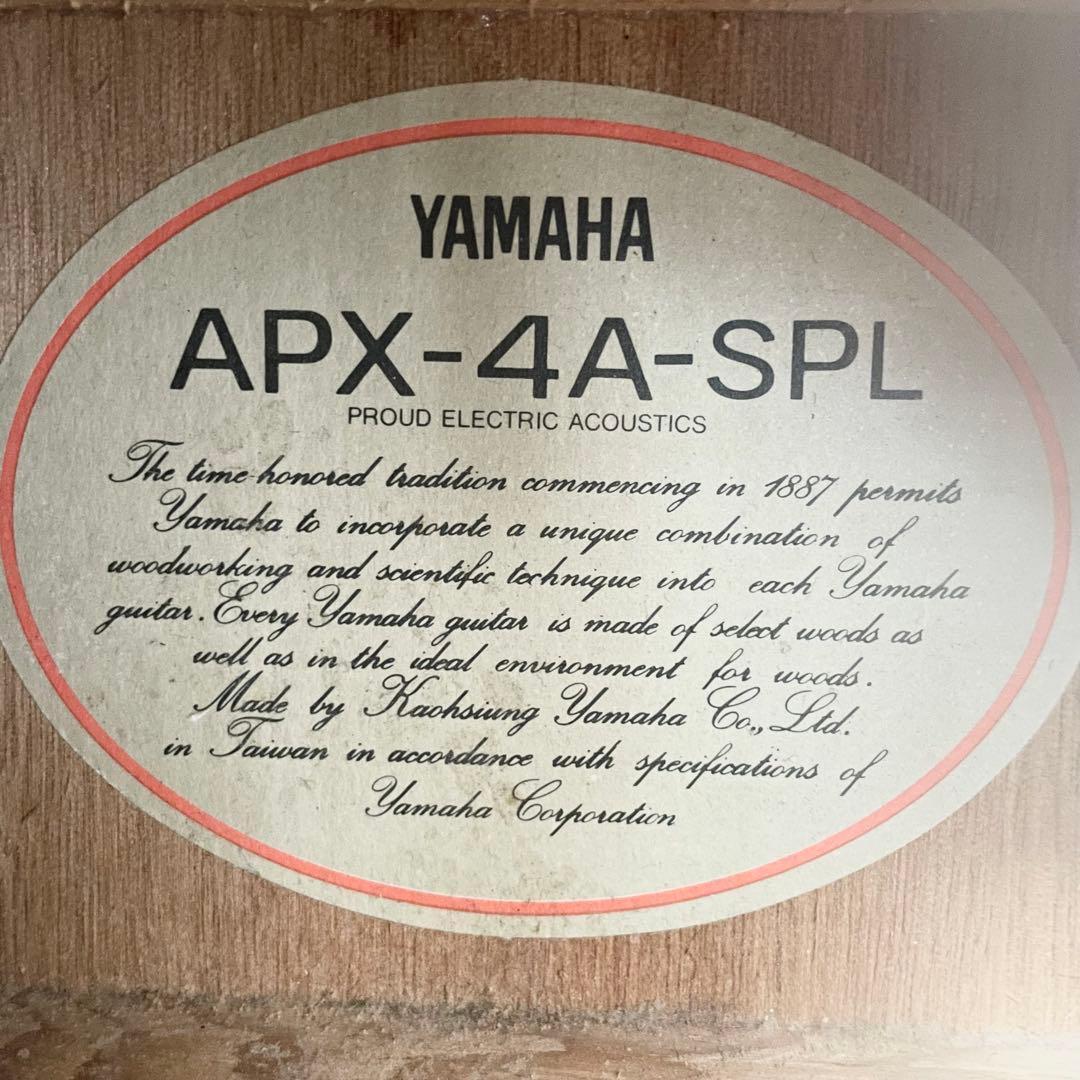 YAMAHA エレアコ APX-4A-SPL ハードケース付 アコースティック