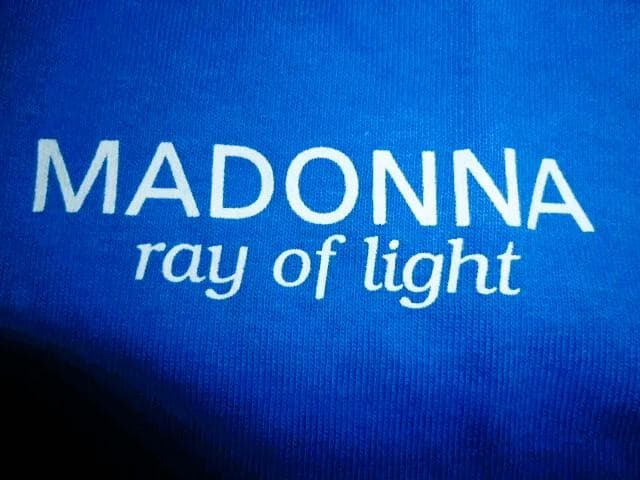 マドンナ 　ray of light　貴重 オフィシャル Tシャツ 青　Lサイズ