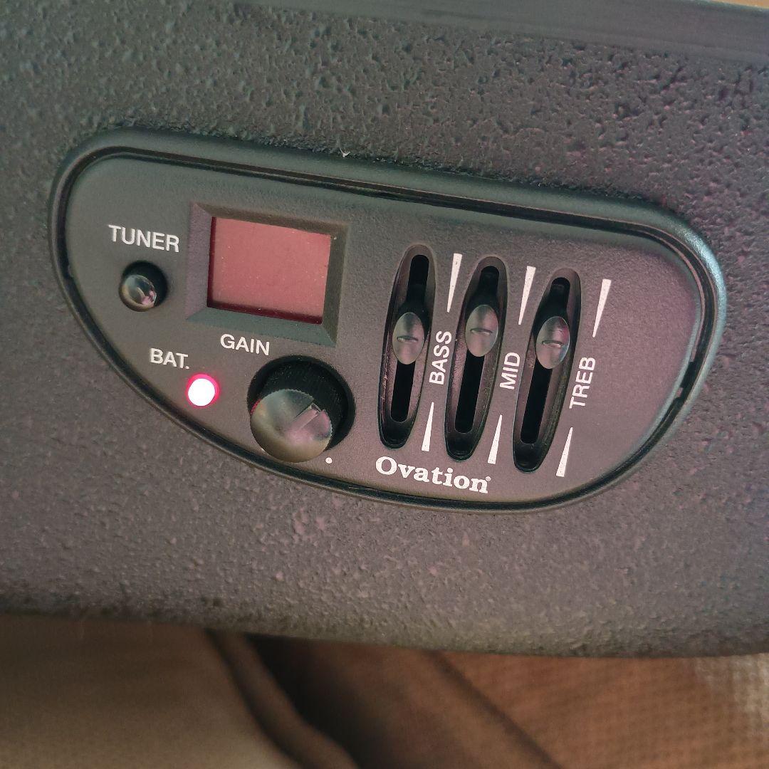 超美品　低弦高　Ovation エレアコギター 黒　Elite　おまけ付き