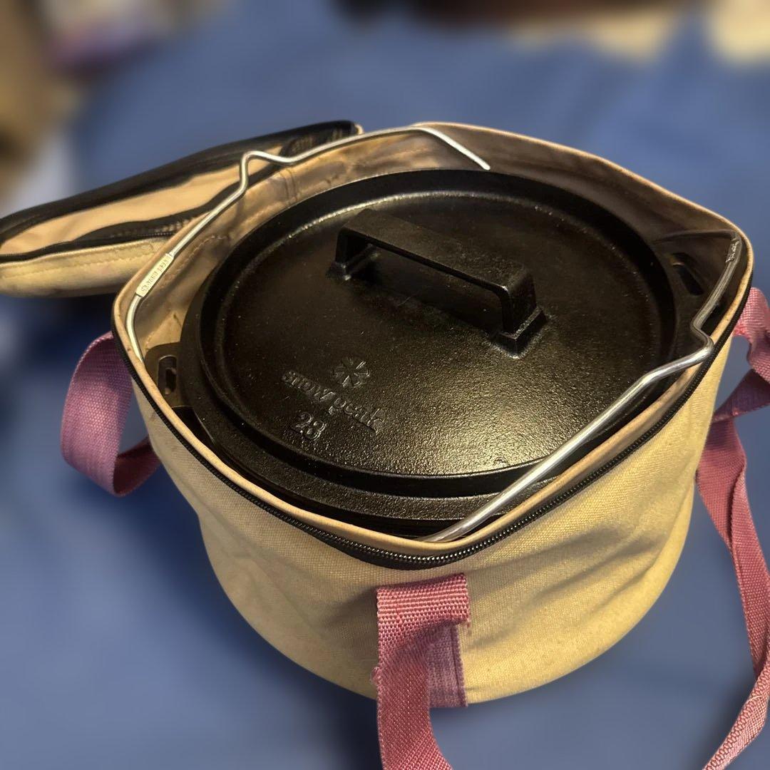 レア　スノーピーク　和鉄ダッチオーブン28初期型