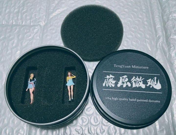 【NEW】1/64イニD【インパクトブルー/真子＆沙雪 Ver.2】2体《新品》