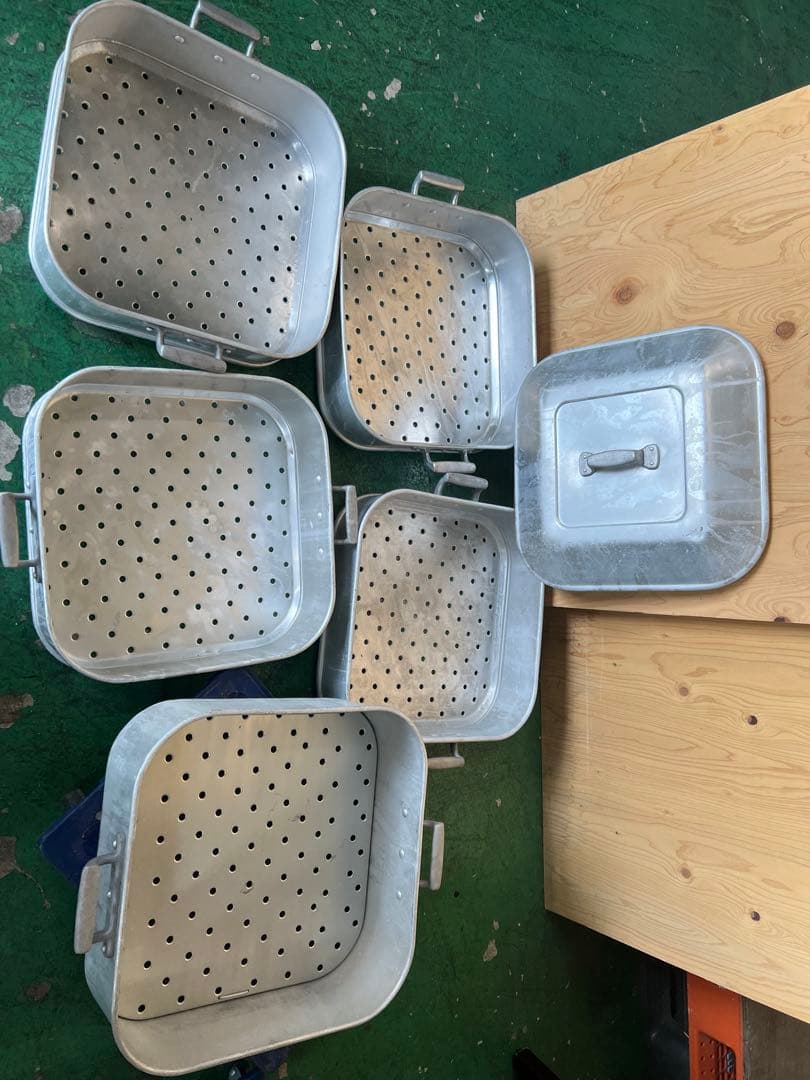 アルミ5段蒸し器