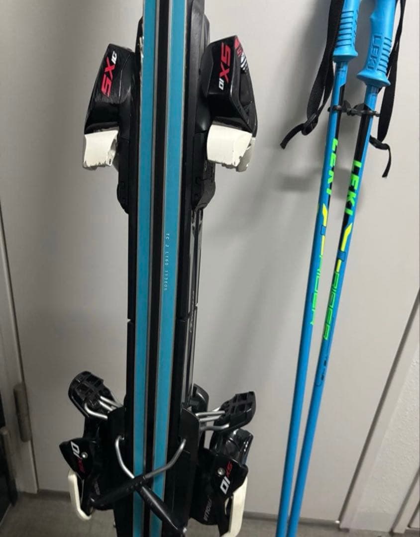 オガサカスキー板TC-JL160cmジュニアスキー板レキポール