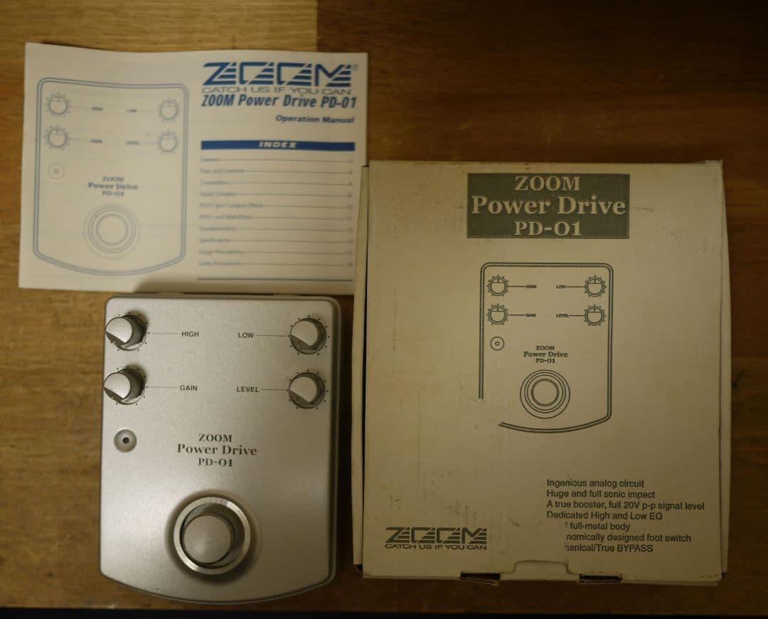 ZOOM Power Drive PD-01 ギターエフェクター
