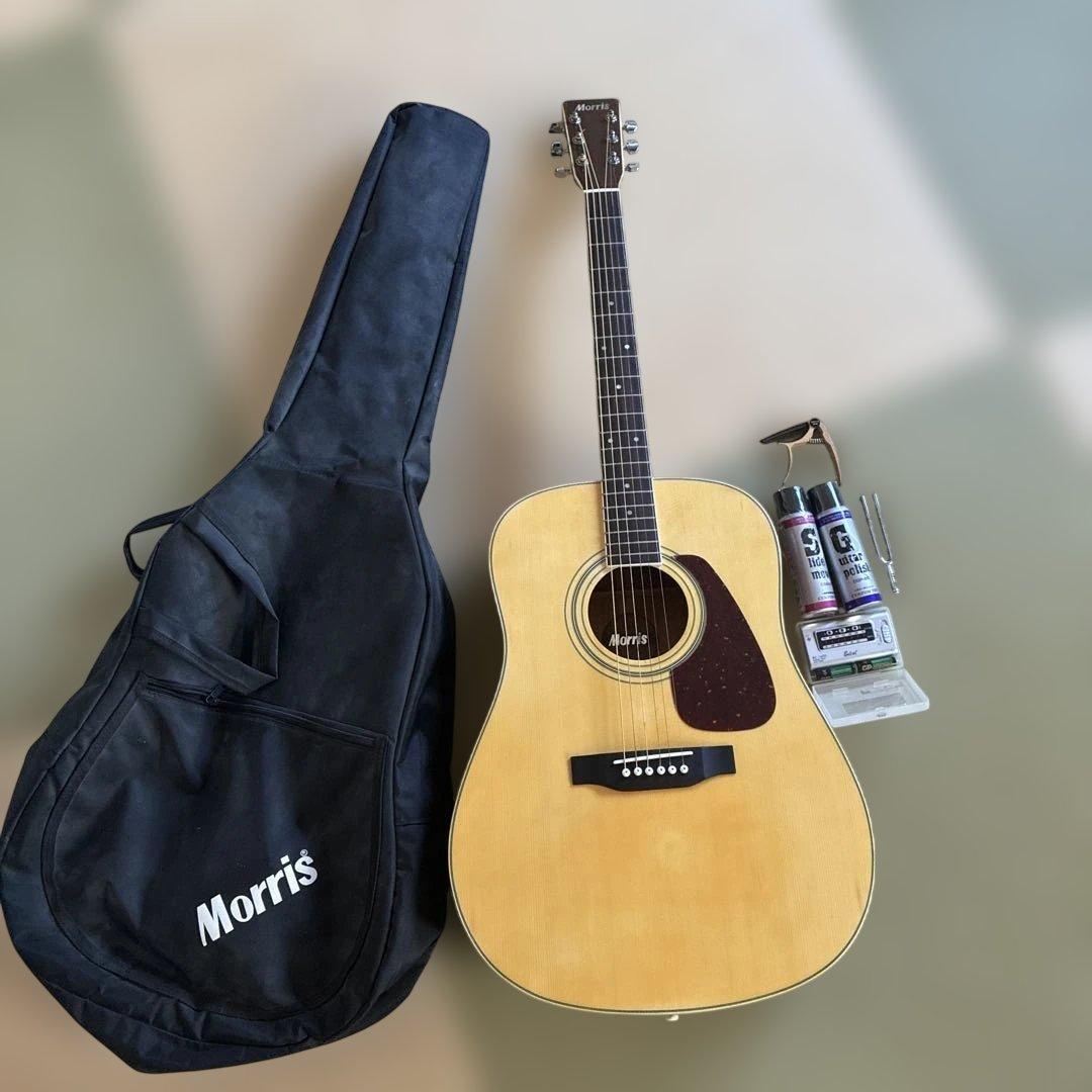 Morris MD-507Nアコースティックギター セット 初心者おすすめ！