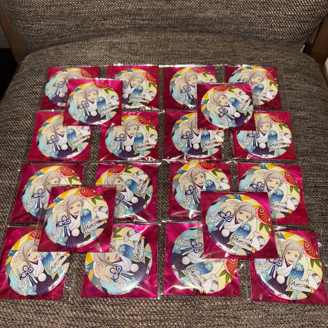 文豪ストレイドッグス コラボカフェ本舗 缶バッジ 中島敦　20点