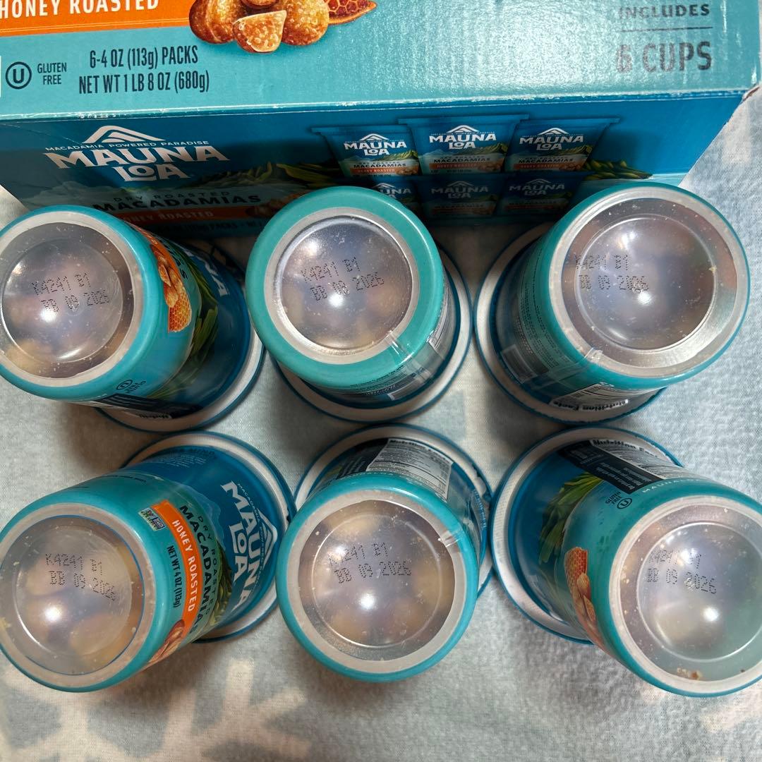 ハワイ　マウナロア　マカダミアナッツ　ハニーロースト　6個