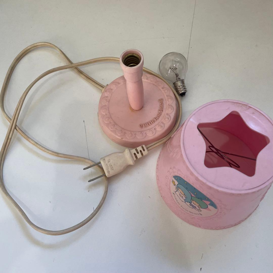 【当時品】キキララ　サンリオ　ミニランプ　ライト 1976年リトルツインスターズ
