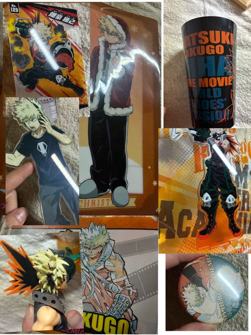 僕のヒーローアカデミア 爆豪勝己 まとめ売り 缶バッジ アクスタ アクキー