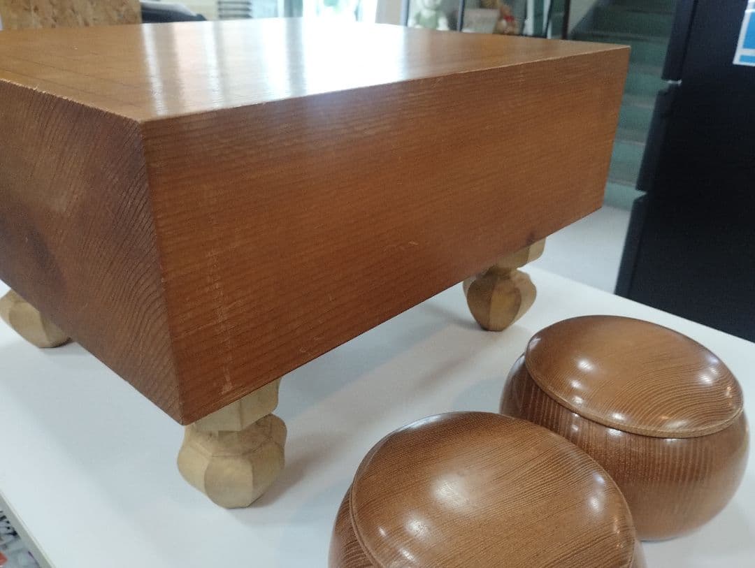 y　囲碁盤　碁石セット36号　ハマグリ　桐箱