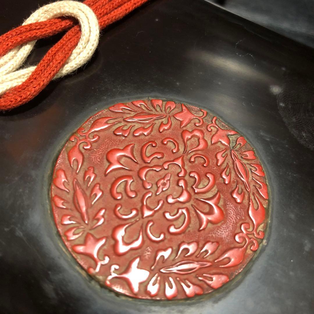 古美術◆蔵から漆塗りのカッコイイ鳳凰があしらわれた箱、入れ物、筆入れが出て来た。