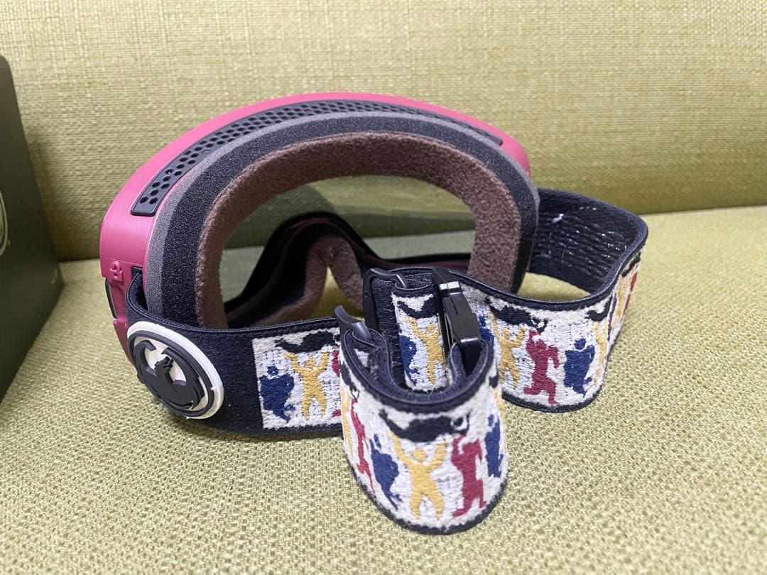 スノボ 3点セット DRAGON VOLCOM ゴーグル グローブ バラクラバ