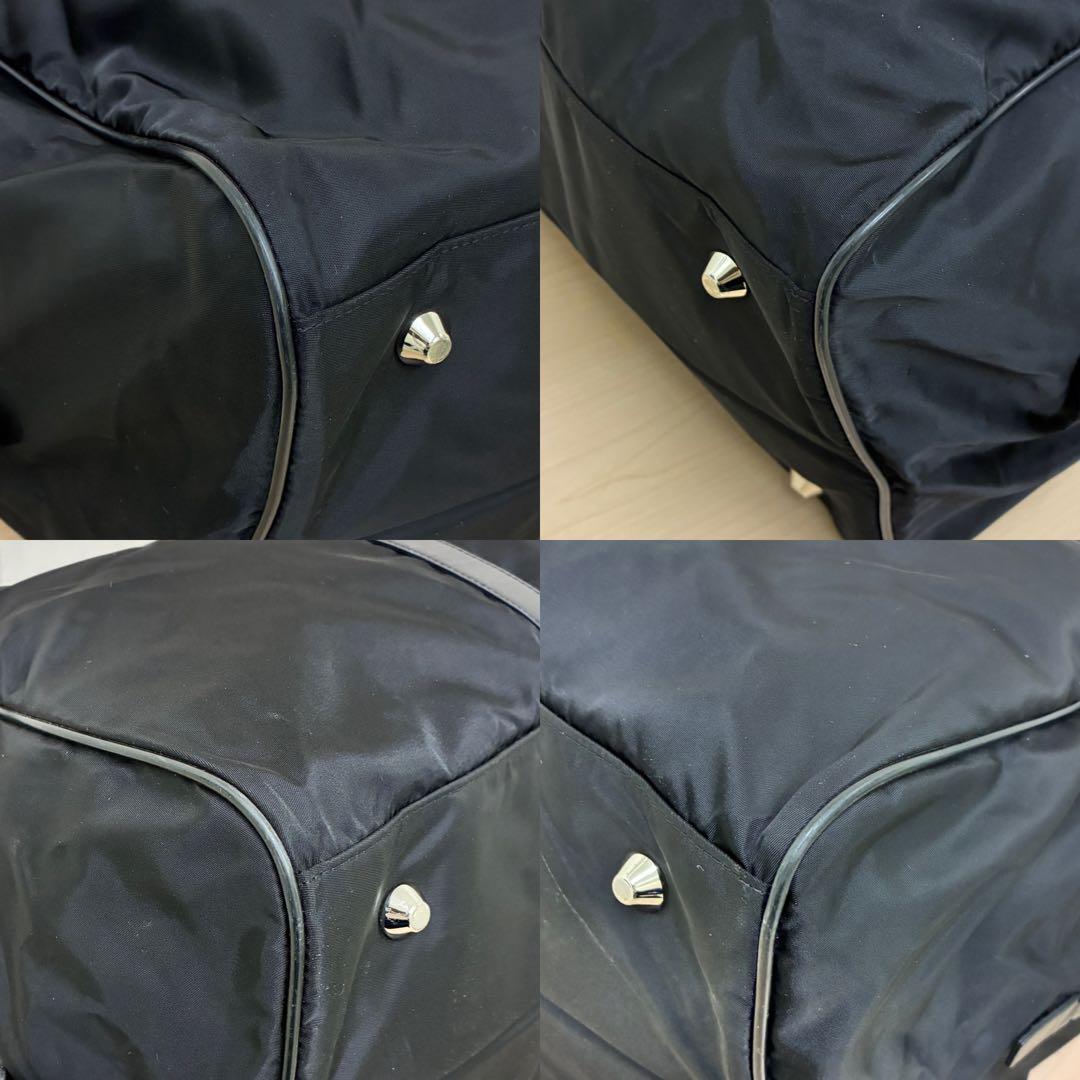 【美品✨】PRADA プラダ ナイロン ボストンバッグ 旅行バッグ 大容量 黒