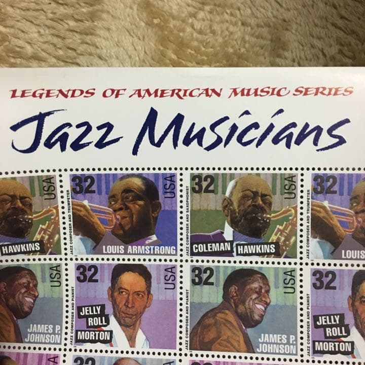 ジャズ ミュージシャン   アメリカシート レア物