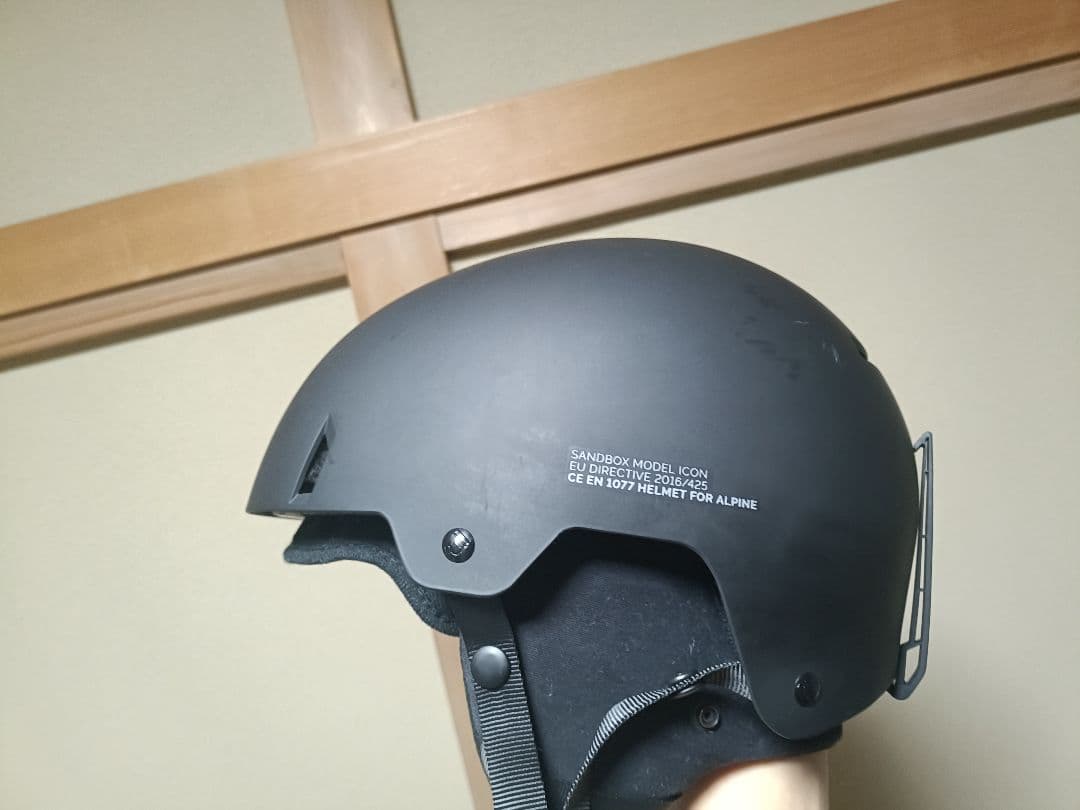 sandbox スノーボードヘルメット マットブラック