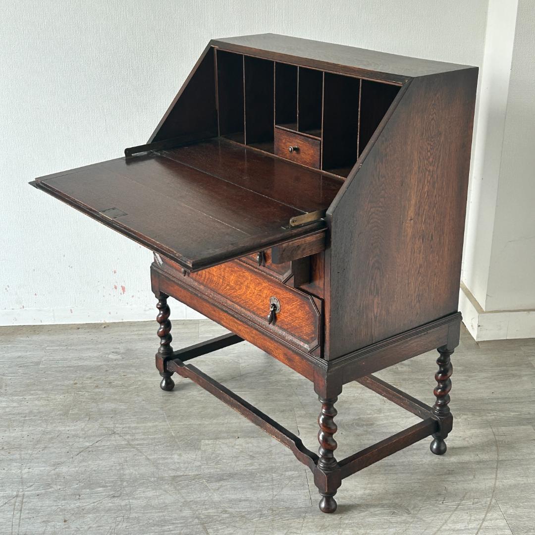 イギリス アンティーク家具 ビューロー　机 1930年頃 882A
