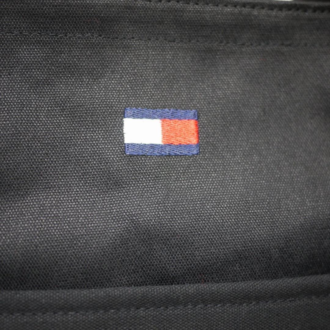 新品 トミーヒルフィガー 刺繍ロゴ トートバッグ ブラック ゴルフにも