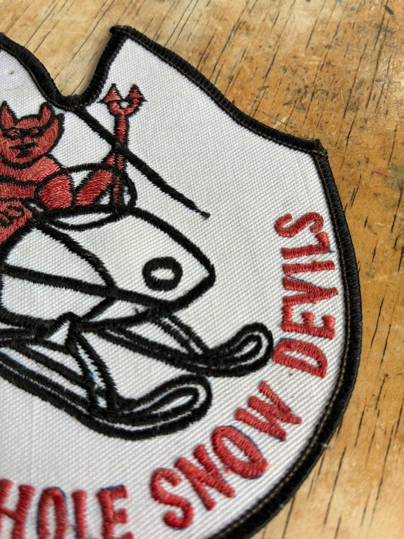 ビンテージ　デビル 悪魔　ノースノーネーム　ワッペン　ミッドセンチュリー