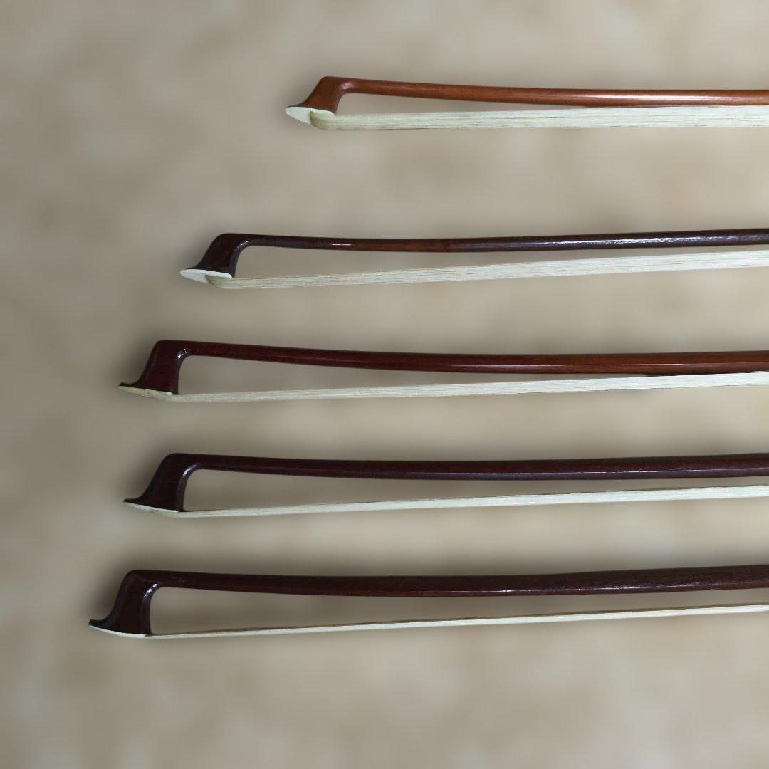 1/2~3/4 バイオリン弓 5本セット新品未使用アルシェブランドあり