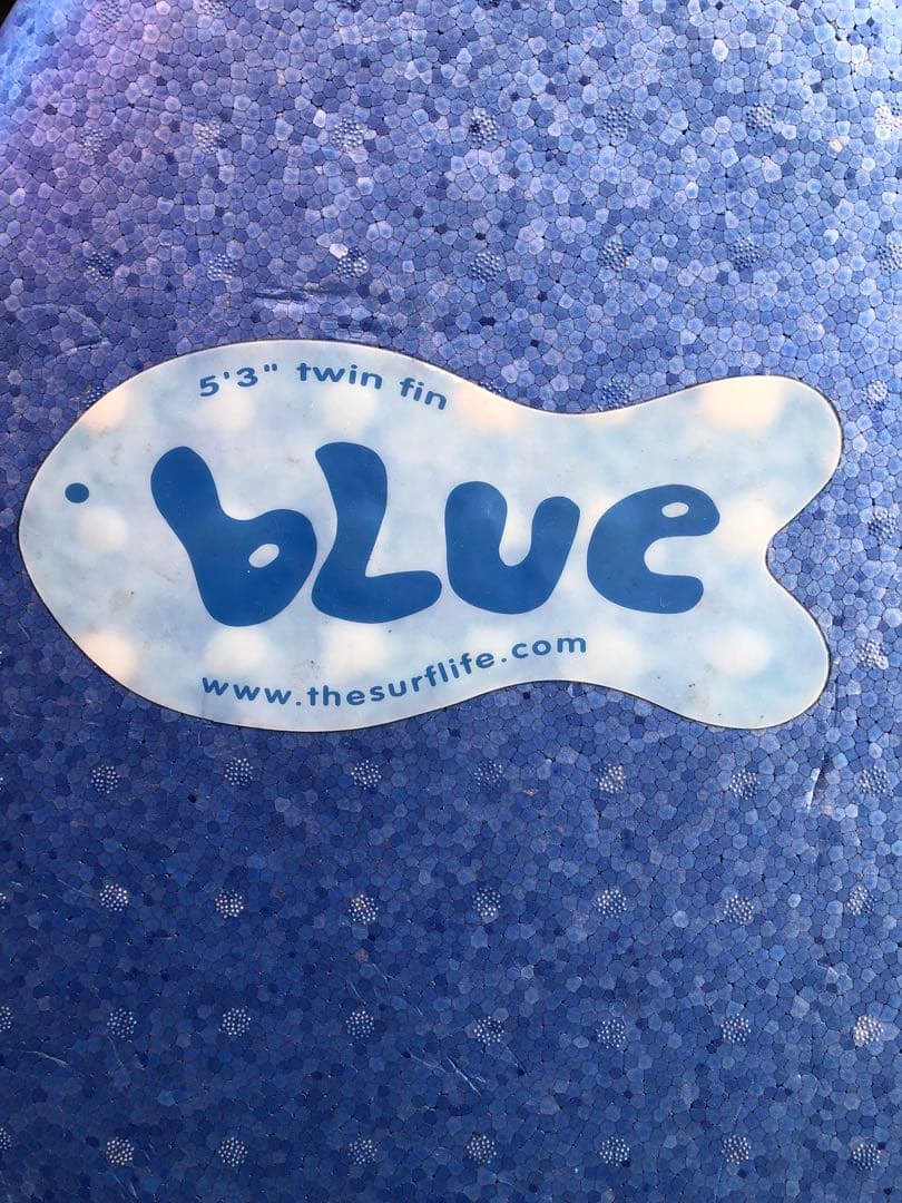 元祖　ソフトボード　BLUE 5’3 TWIN FIN ツイン