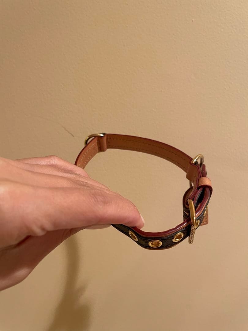 犬用　首輪　ルイヴィトン　LV VUITTON 美品