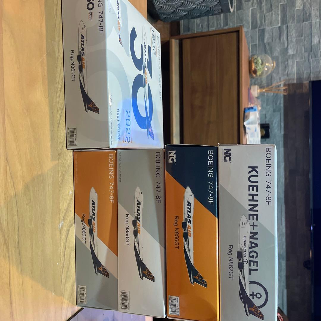 H*!様 Boeing 747-8F モデルキット 5機セット