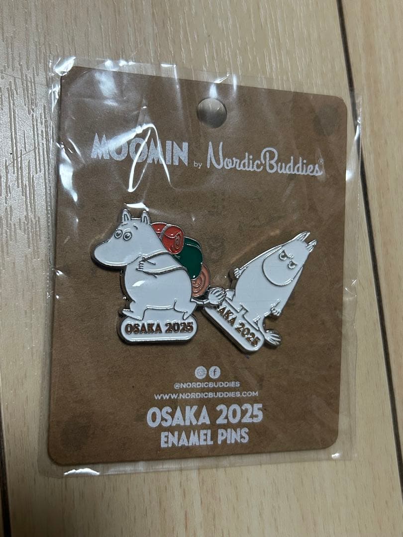 関西万博　2025 北欧館　パビリオン　ピンバッジ　ムーミン　ノルディック