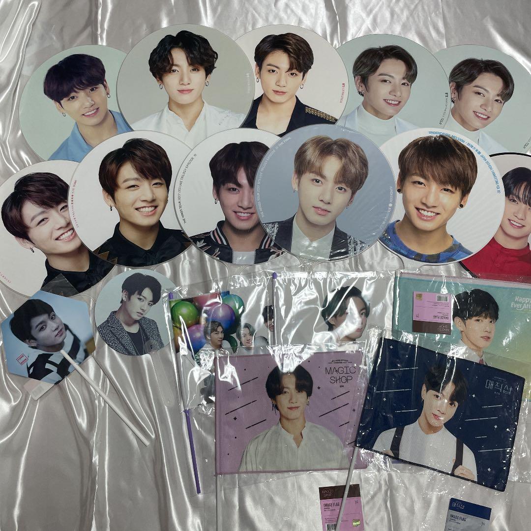 ジョングク うちわ コンプ　セット　フラッグ