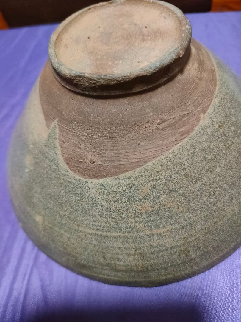 高麗青磁茶碗　朝鮮美術　時代物アンティーク