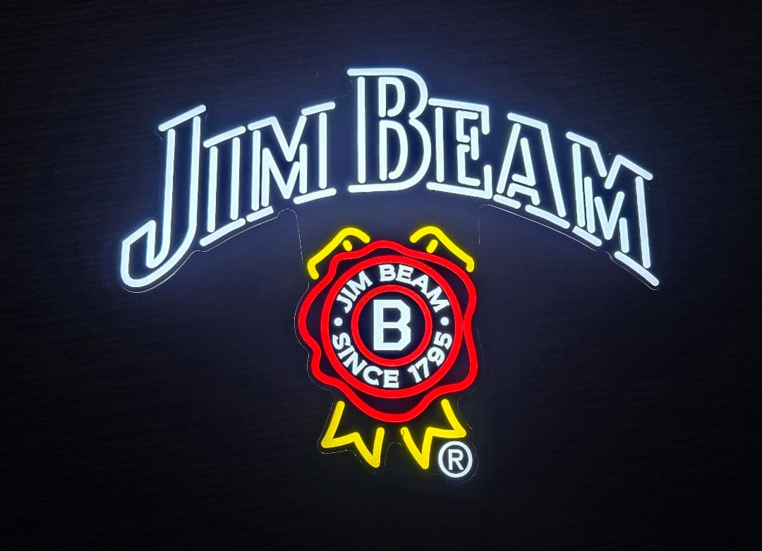 Jim Beam ネオン看板 大型