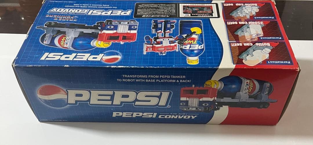 希少　タカラ　トランスフォーマ　ペプシコンボイ