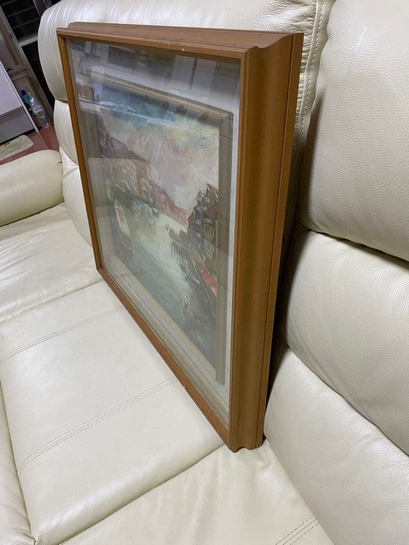 油絵　ヴェニス　　画家　岸本幸雄